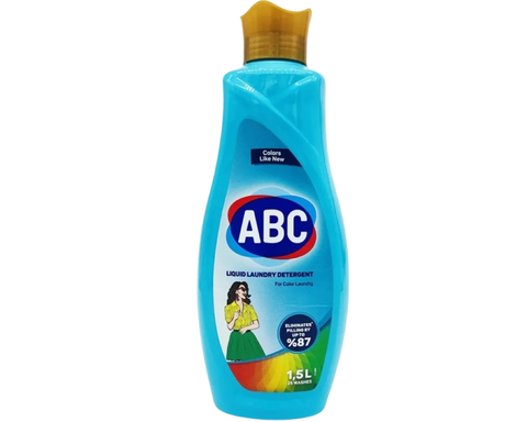 Жидкий Стиральный порошок ABC (для цветного) 1,5л