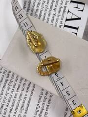 Запонки Скиап. золотистые 