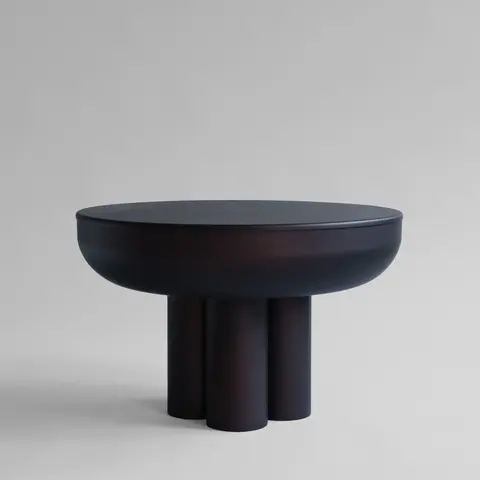 Стол 101 Сopenhagen Crown Table, Low, Burned Black, черный