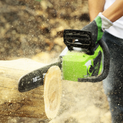 Цепная пила Greenworks GD40CS18K8 40V (40 см) аккумуляторная, с АКБ 8 А/ч и ЗУ