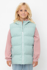 жилет  для девочки  ВК 35018/3 ГР (128-152)