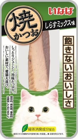 INABA Yaki Tuna лакомство для кошек филе тунца со вкусом ширасу 12г