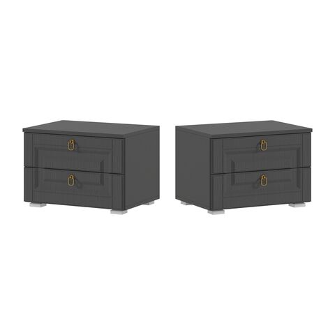 С/Г Престиж 1 Тумбы (комплект) (Графит структурный, Графит)