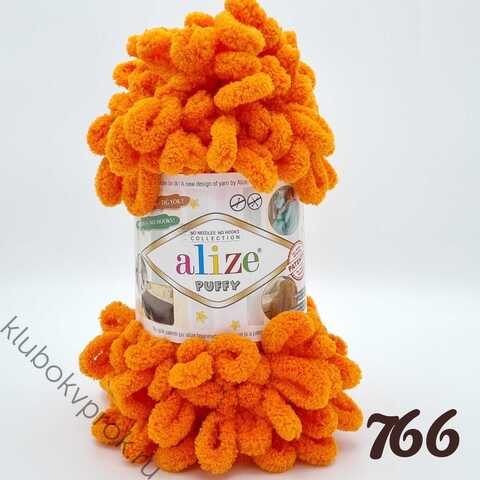 ALIZE PUFFY 766, Морковный