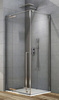 Aquanet 243630 AE-AXC94MZ-S-C  Aquanet IDEAL,ограждение 1400x900мм, хром, прозр.8мм (243630)