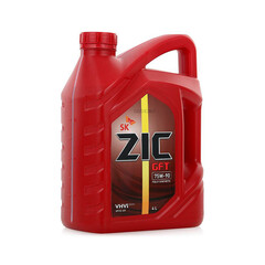 Масло транс ZIC G-FT 75w90 GL-4/5 (4л) синтетика