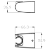 Lemark LM8083BL Аксессуары Крепление настенное поворотное для лейки, пластик/чёрный, пакет