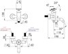 Remer Chrono CH05CFP Смеситель для ванны, черный брашированный хром