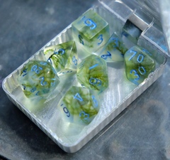 Крафтовые кубы – Зелёный с синим