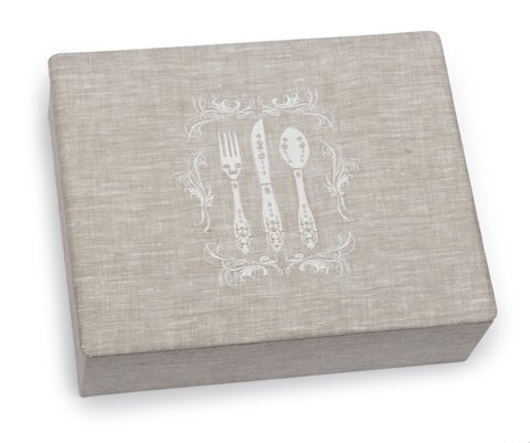 Коробка для столовых приборов 33х26х10 Texteis Iris Cutlery Box