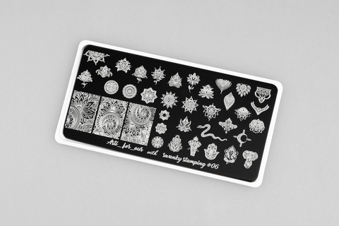 Пластина Arti for you with Swanky Stamping 06