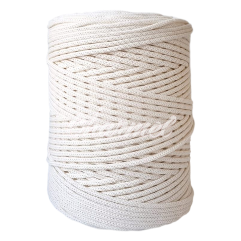 White cotton cord 3 mm