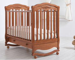 Кровать детская К-2003-2 "Шарлотта" (махагон)