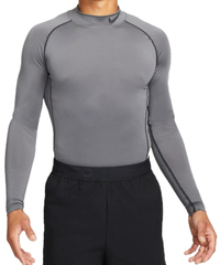 Термобелье Nike Pro Dri-Fit Tight LS Mock M - iron grey/black/black