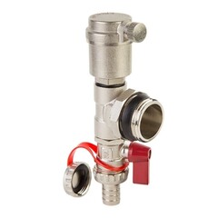 Конечный элемент для коллектора DN 25 с автоматическим воздухоотводчиком и дренажным краном MVI MC.201.06