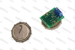 Кнопка (кнопочный модуль) ВКЛ13А-7-4ПБ "7 этаж", круглая, белая подсветка, с кодом Брайля