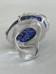 Лазурит (кольцо из серебра)