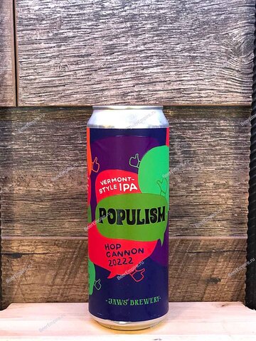 Jaws Populism  IPA (Hop Cannon 20222) 0,45 л. ж/б