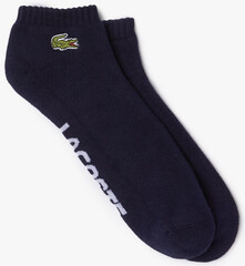 Носки теннисные Lacoste SPORT Branded Stretch Cotton Low-Cut Socks 1P - navy blue/white