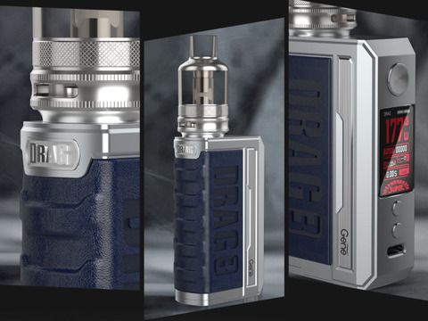 Вейп Voopoo Drag 3 Kit 177 Вт - цвет Dream Blue