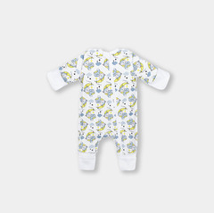 Комбинезон на молнии с манжетами Котята на луне