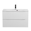 BelBagno BB800/450-LV-MR-FT Раковина из литьевого мрамора, 800x450x142, BB800/450-LV-MR-FT