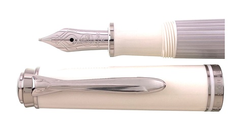 Ручка перьевая Pelikan Souverän® M405 Silver-White (818902)