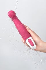 Вибратор Satisfyer Vibes Petting Hippo с загнутым кончиком - 22,9 см. - 