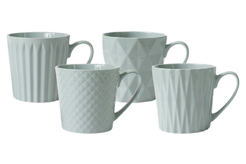 Набор кружек 4шт 380мл Maxwell&Williams Nova голубой