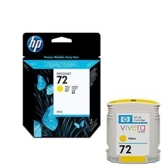 Картридж HP №72 для DesignJet TT610, T1100, желтый. Ресурс 450 страниц (C9400A)
