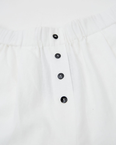Шорты изо льна и вискозы белый