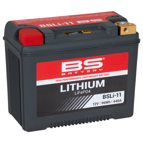 BSLI-11 Аккумулятор BS-Lithium 12В 8 Ач, 96 Wh, 440A 165x86x130, прямая ( +/- )