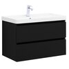 Aquanet 337955 Тумба Вега 2.0 80 2 ящ. цв.черный (337955)