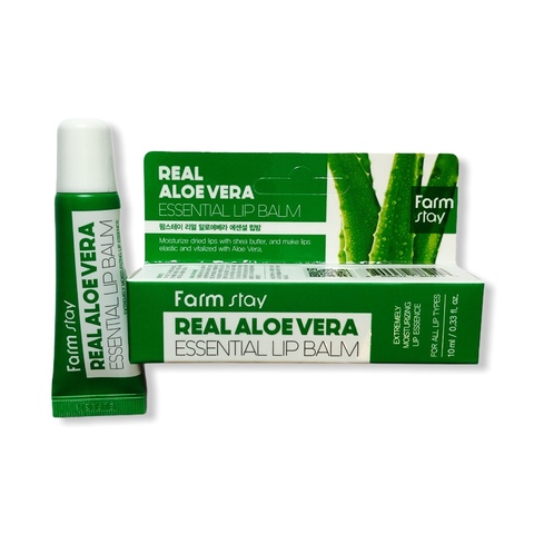 FarmStay Real Aloe Vera Essential Lip Balm 10ml