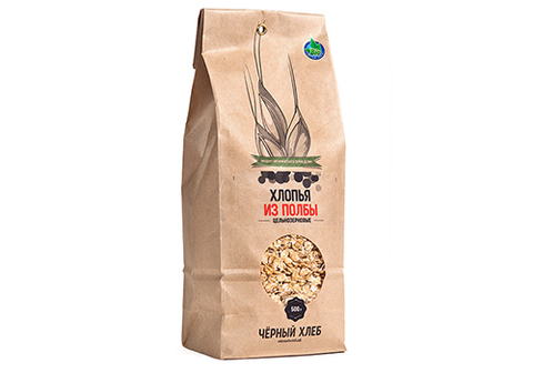 Хлопья из полбы цельнозерновые БИО, 500г