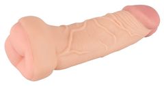 Телесная насадка-мастурбатор 2-in-1 Extension Masturbator - 21 см. - 