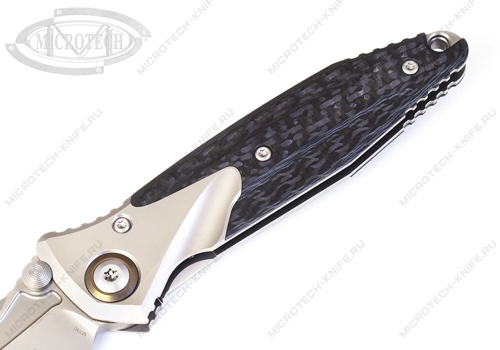 Нож Microtech Socom Bravo 261-9CFTI Full Serrated Tanto Bronze Collar - фотография 