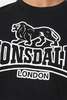 Футболка Lonsdale Allanfearn Black/White