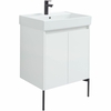 Aquanet 302523 Тумба с раковиной Nova Lite 60 2 дв. цв. бел. глянец (302523)