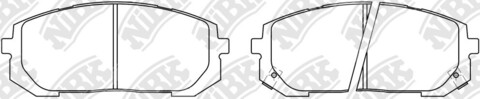 Колодки NiBK PN6120