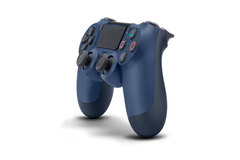 Беспроводной геймпад DualShock 4 для PS4 (полуночный синий, Midnight Blue, 2ое поколение, CUH-ZCT2E: SCEE)