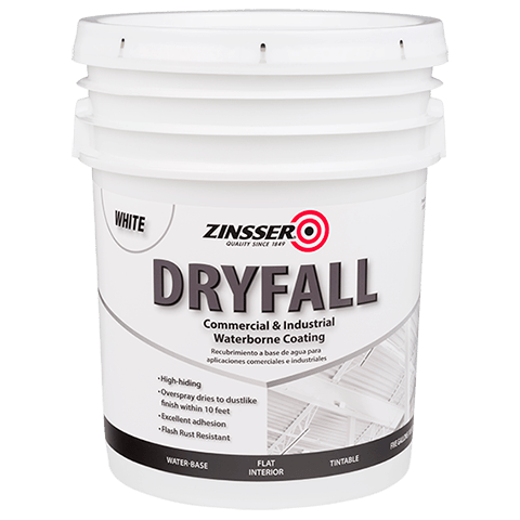 Dryfall Commercial and Industrial Waterborne Coating Краска интерьерная быстросохнущая для стен и потолка