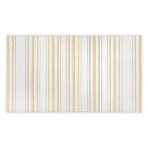 Полотенце пляжное 100х180 L'appartement Otto White/lemon белый/желтый