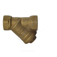 Фильтр магнитный сетчатый Y-образный латунь Ду 20 Ру20 G3/4" ВР 4006 с отверстием под пломб Aquasfera 4006-02