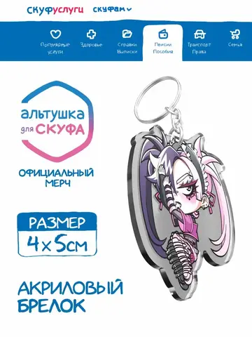 Акриловый Брелок 