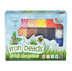 Термомозайка 6000 бусинок, 18 цветов