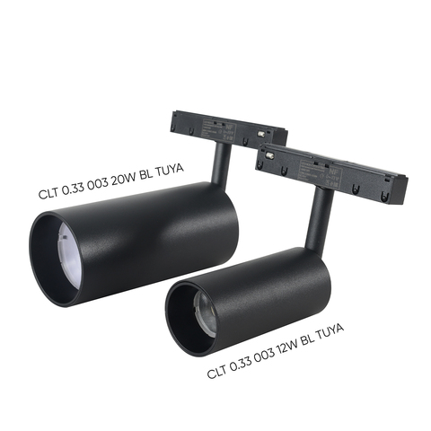 Магнитный трековый светильник Crystal Lux CLT 0.33 003 12W BL TUYA