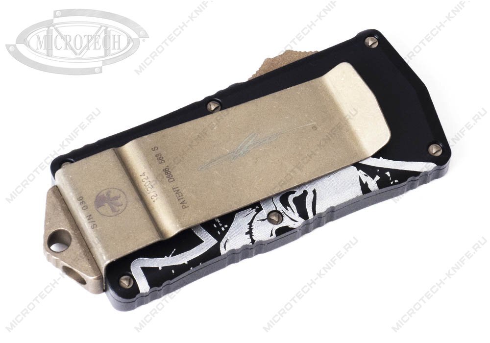 Нож Microtech Exocet Death Card 158-13DCS Signature - фотография 
