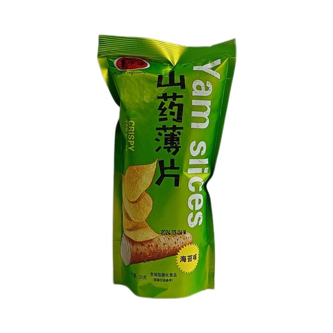 Чипсы из ямса Yam slices морские водоросли 33 г
