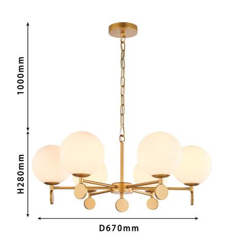 Подвесная люстра Favourite Absolute 2928-6P